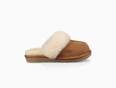 UGG Cozy II Big Kids Slippers Chestnut/ Brown - AU 724CN